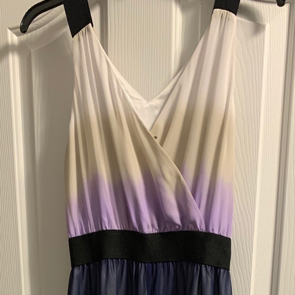 Watercolor maxi dress